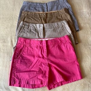 Bundle of 4 J.Crew shorts